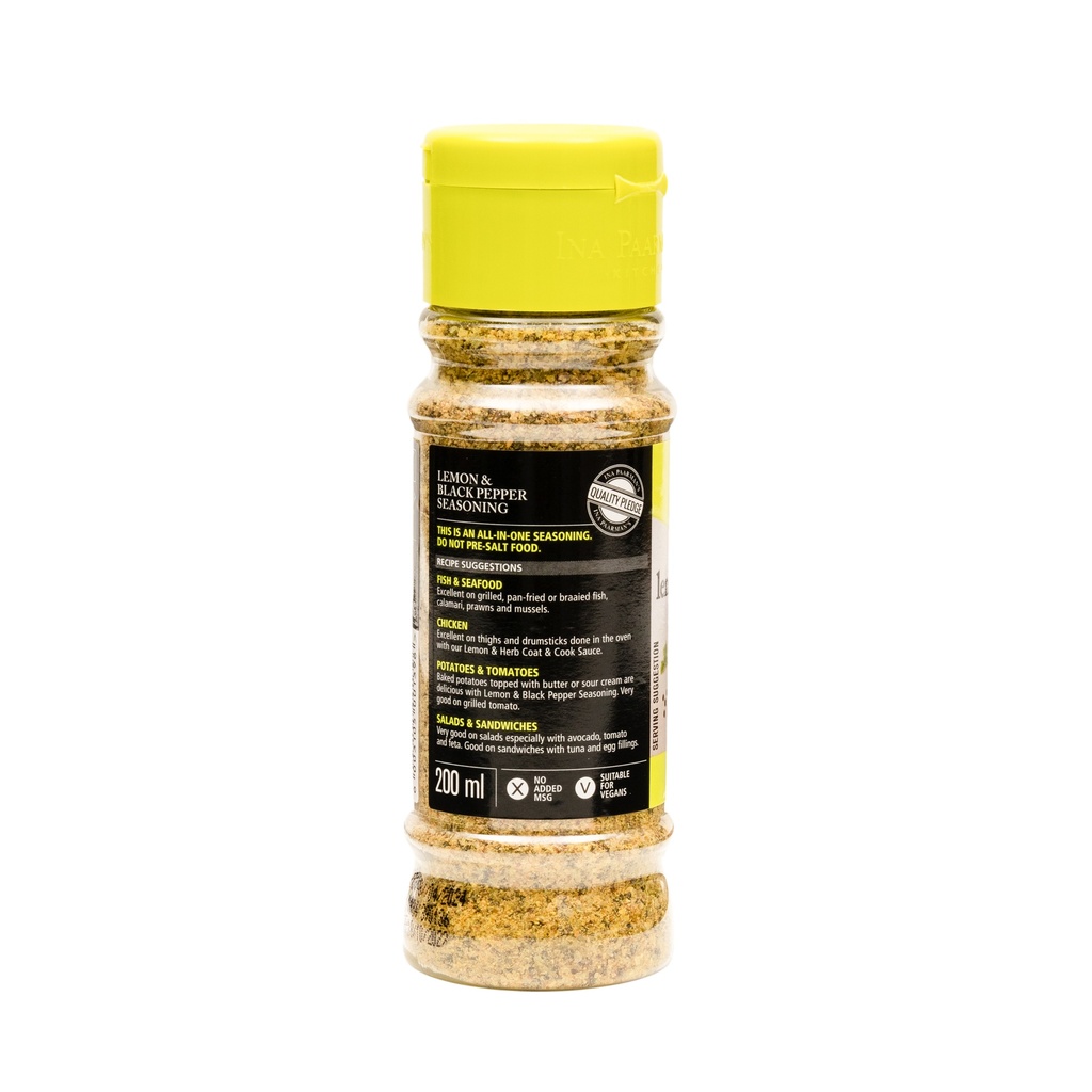 INA PAARMAN תבלין לימון ופלפל שחר200ml