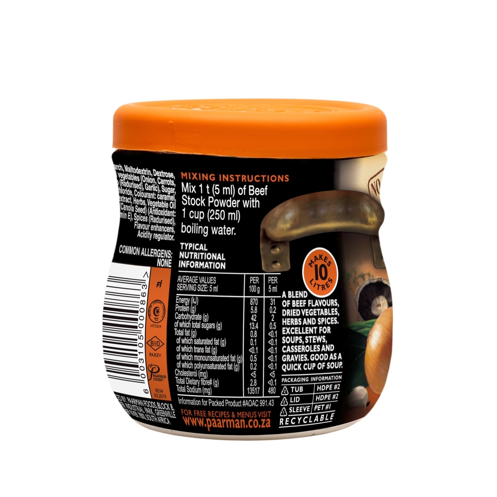 INA PAARMAN אבקת ציר בקר150g
