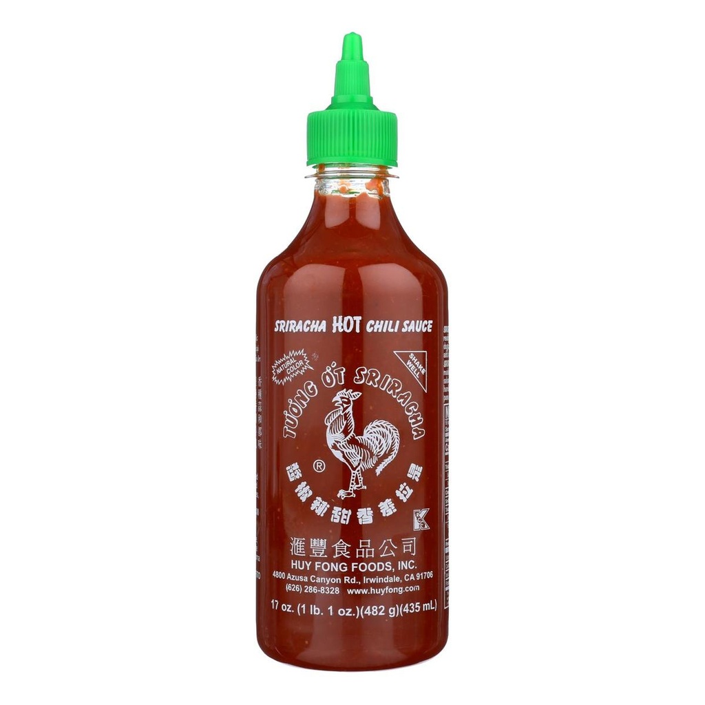 רוטב צ'ילי חריף סריראצ'ה HUY FONG FOODS