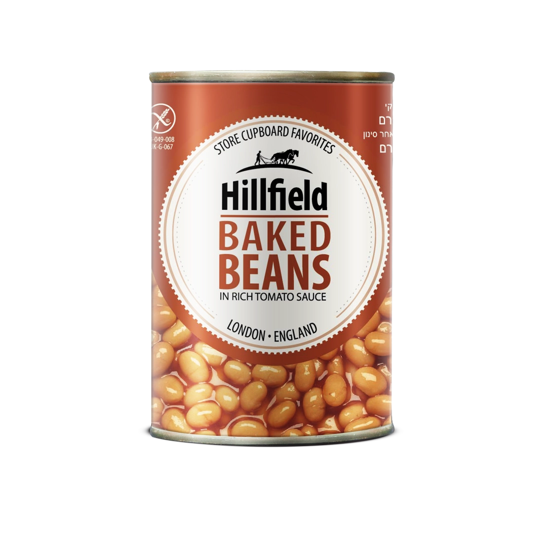 HILLFIELD שעועית ברוטב עגבניות אפויה