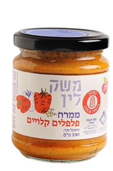 [7290014001947] משק לין ממרח פלפלים קלויים