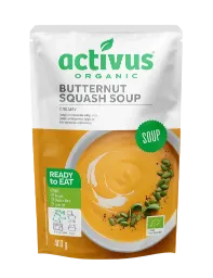 ACTIVUS מרק דלורית אורגני במרקם קרמי