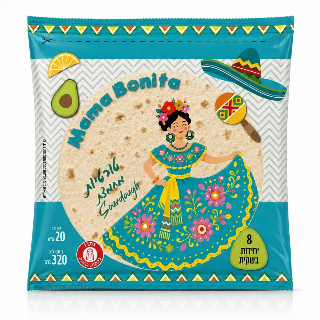 MAMA BONITA Sourdough tortillas, 8 pcs