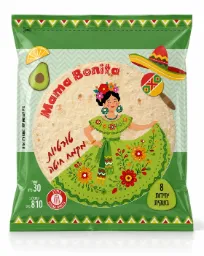 MAMA BONITA Wheat flour tortillas, 8 pcs