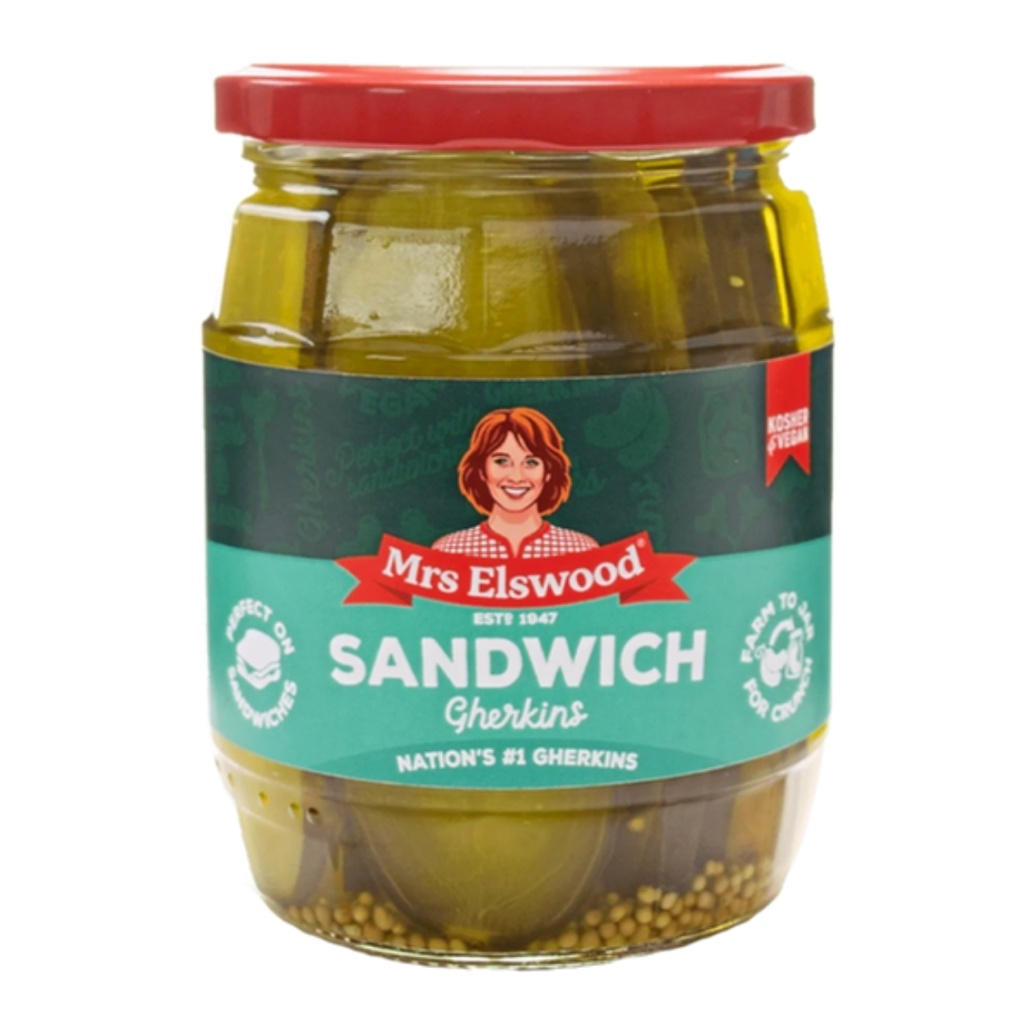 [50409709] MRS ELSWOOD Sandwich Gherkins