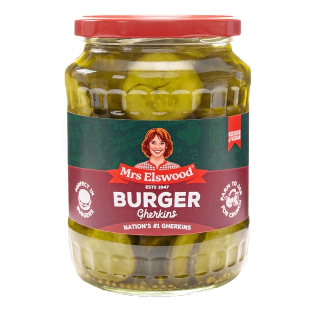 [5000409006721] MRS ELSWOOD Burger Gherkins