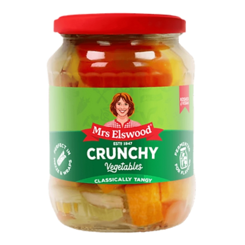 MRS ELSWOOD ירקות פריכים בחומץ
