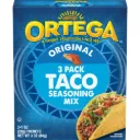 ORTEGA תערובת תיבול לטאקו – מארז 3 יחידות
